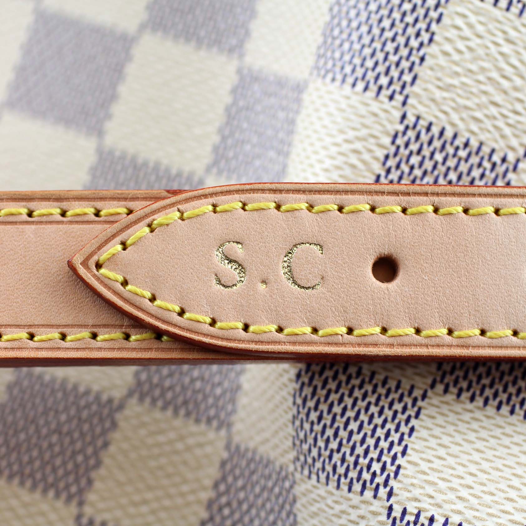 Louis Vuitton Noe Damier Azur Initials