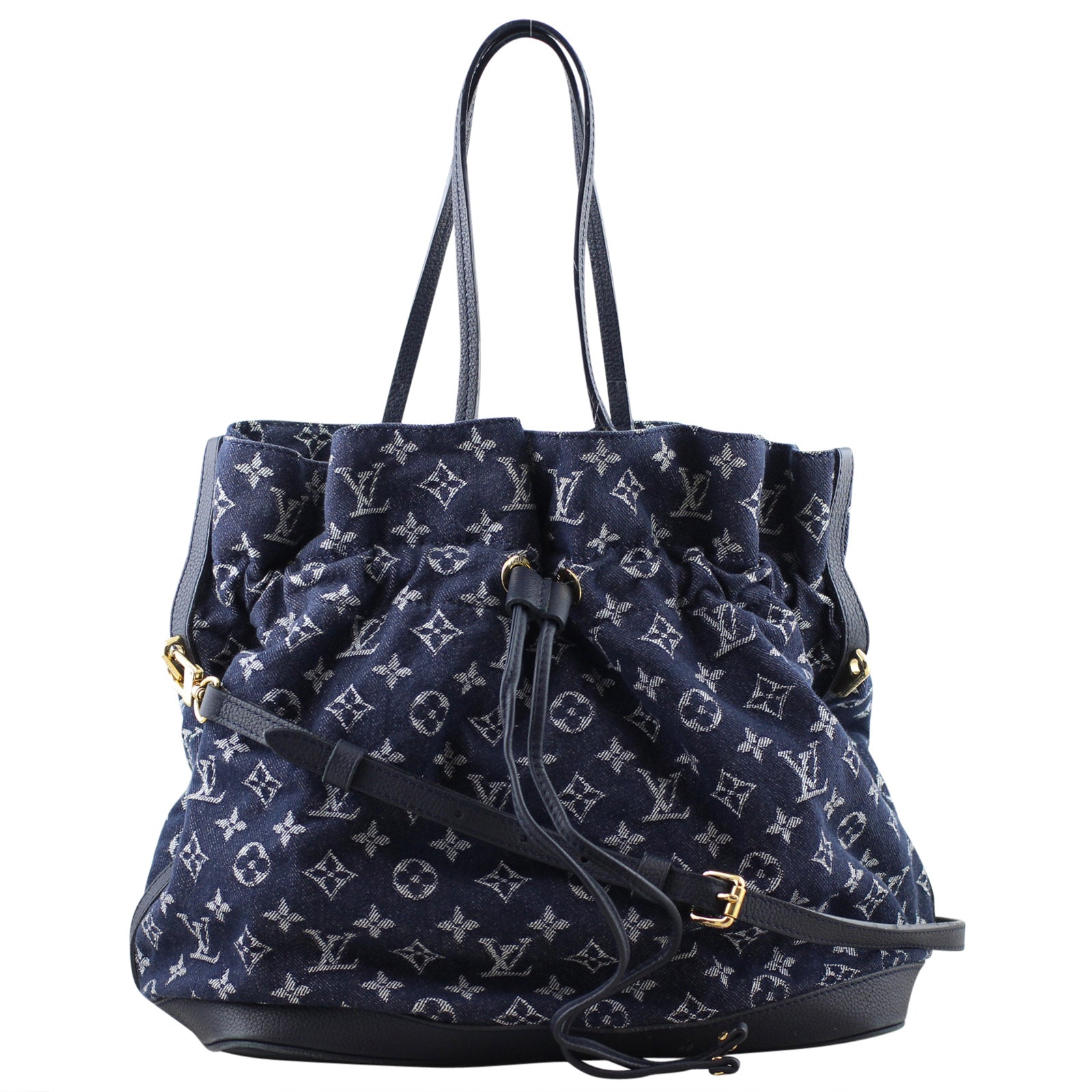 Louis Vuitton Noefull Denim MM front strap