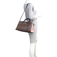 Louis Vuitton Normandy Damier Ebene Magnolia Mannequin