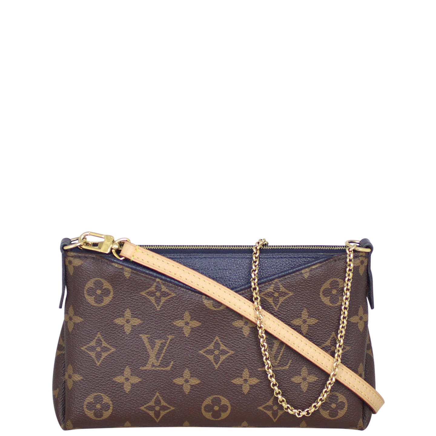 Louis Vuitton Pallas Clutch with Chain Front