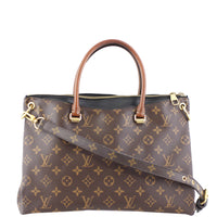Louis Vuitton Pallas MM Monogram Noir Front
