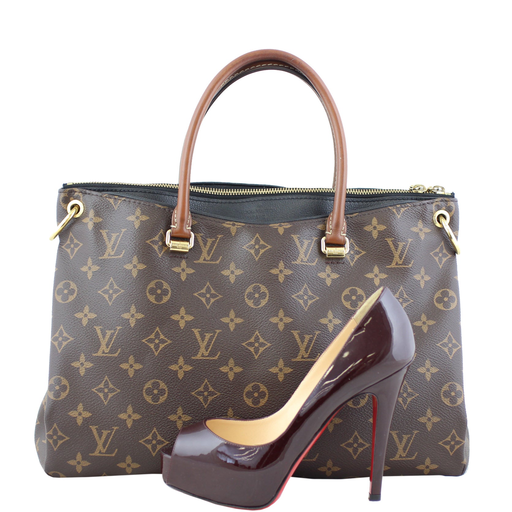 Louis Vuitton Pallas MM Monogram Noir Scale