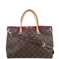 Louis Vuitton Pallas MM Monogram Front