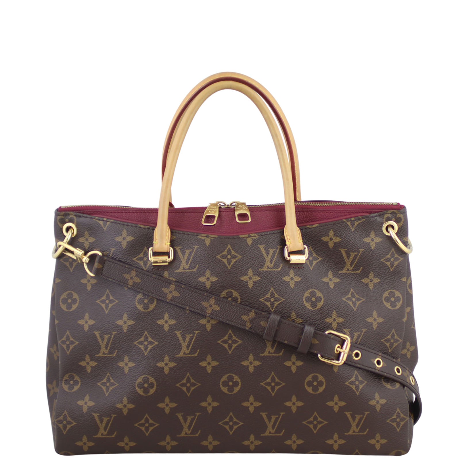 Louis Vuitton Pallas MM Monogram Front