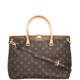 Louis Vuitton Pallas MM Monogram Front