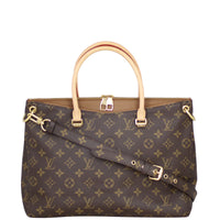 Louis Vuitton Pallas MM Monogram Front