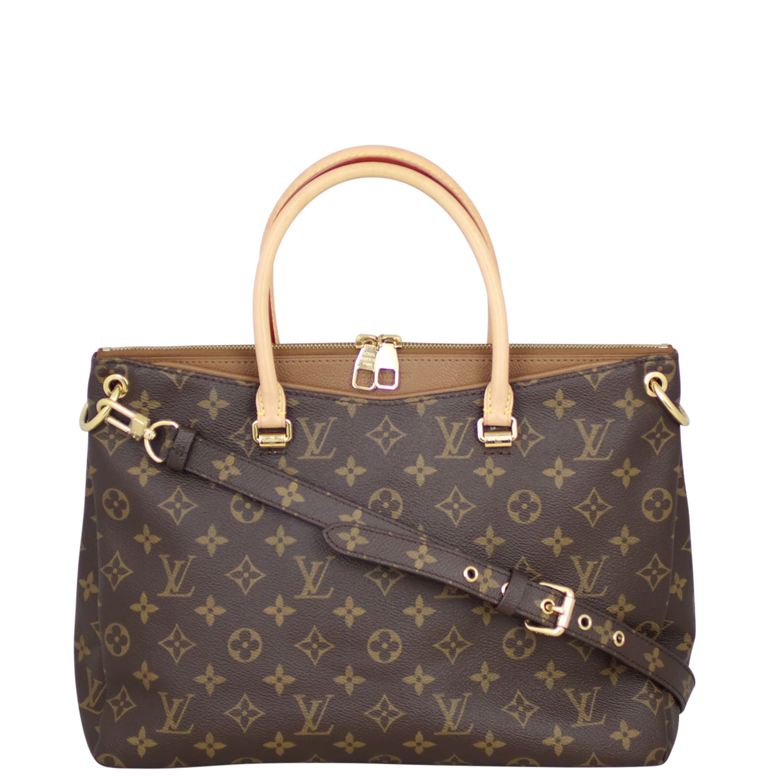 Louis Vuitton Pallas MM Monogram Front