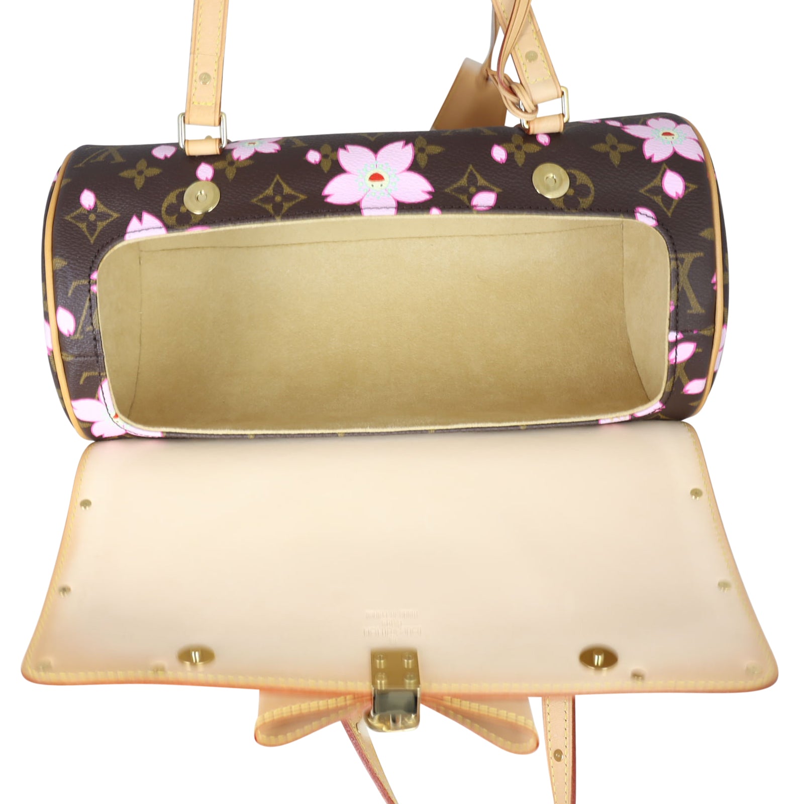 Louis Vuitton Papillon Cherry Blossom Monogram Whole interior