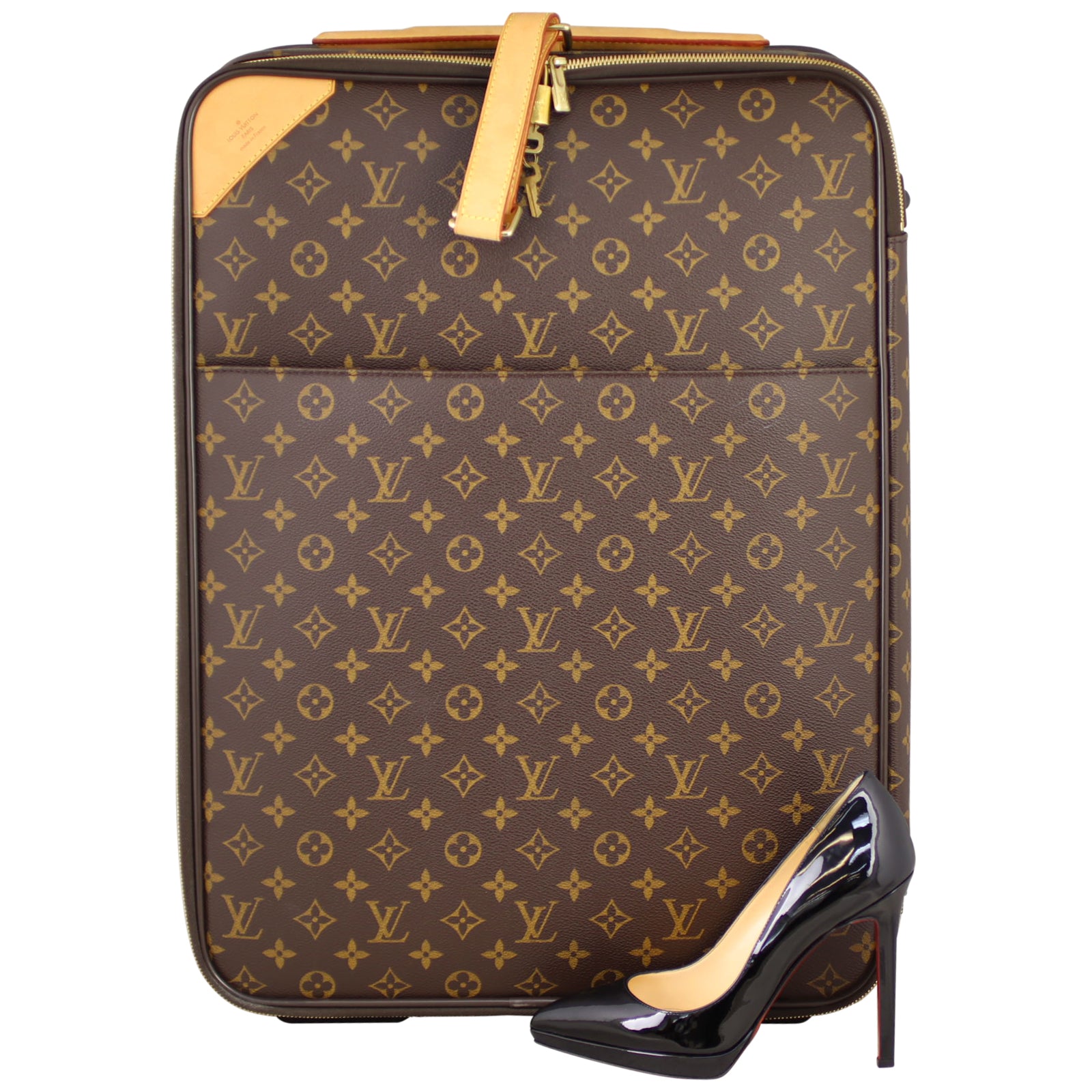 Louis Vuitton Pegase Legere 55 Suitcase Monogram Shoe