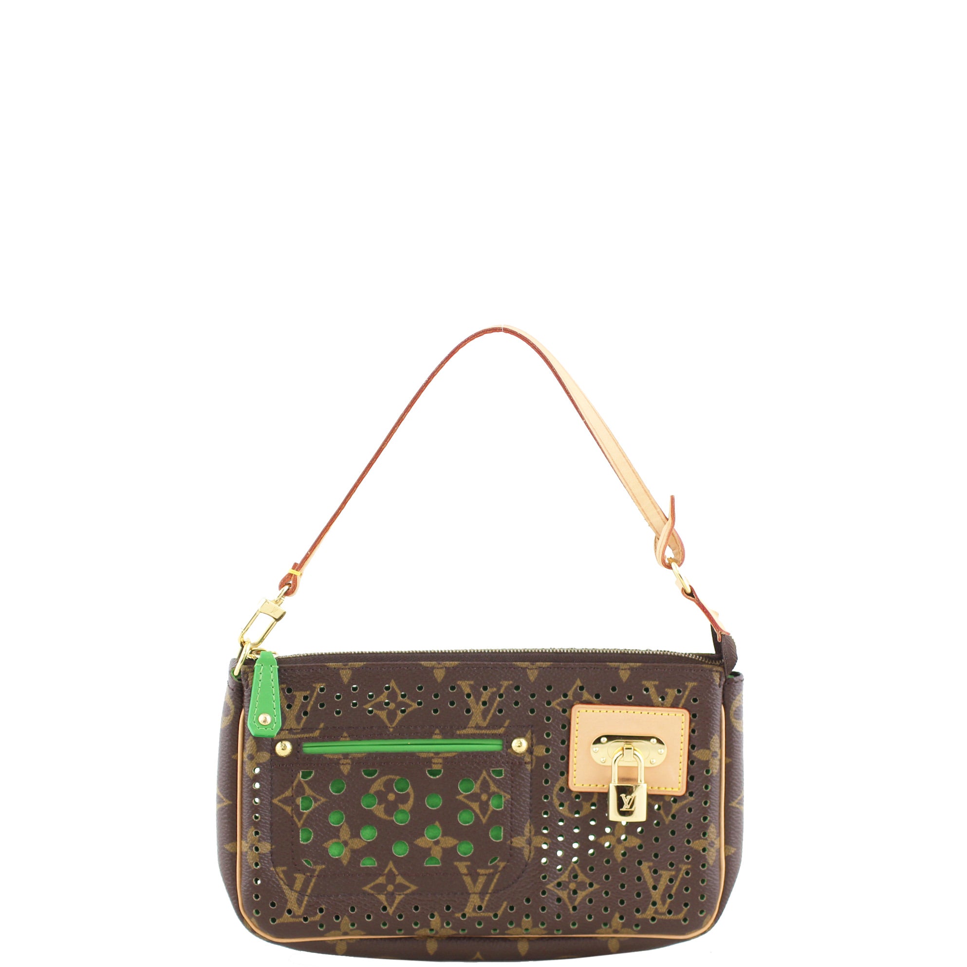 Louis Vuitton Perforated Pochette Accessoires Monogram Front