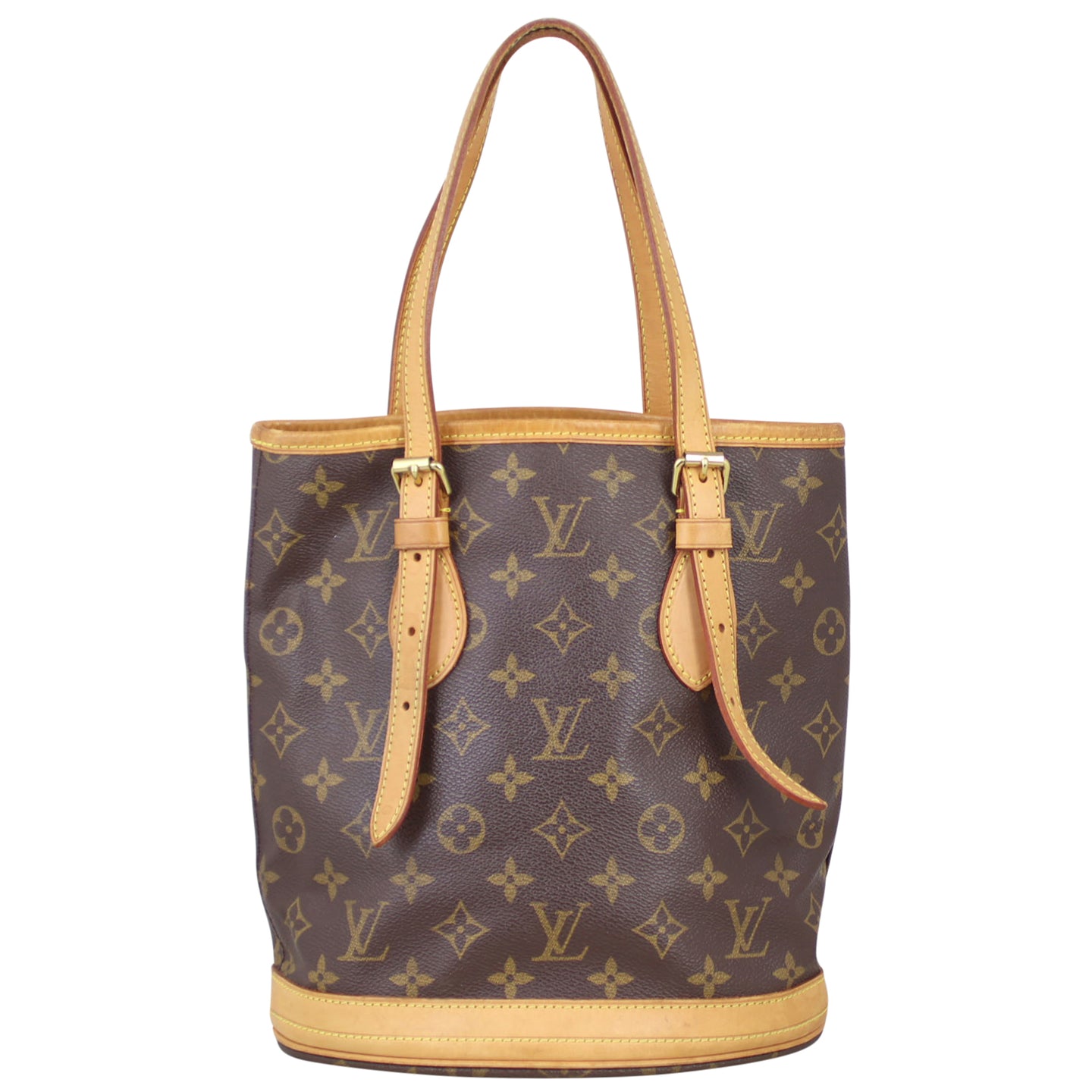 Louis Vuitton Petit Bucket Bag Monogram Back