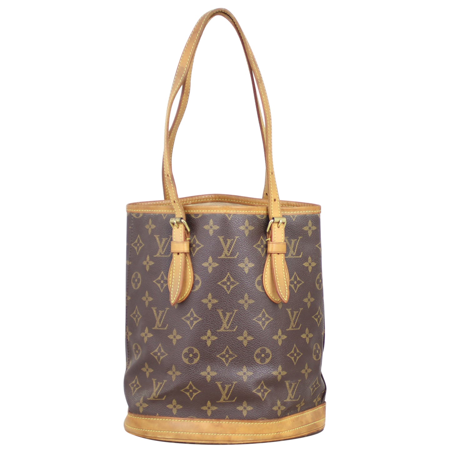 Louis Vuitton Petit Bucket Bag Monogram Back