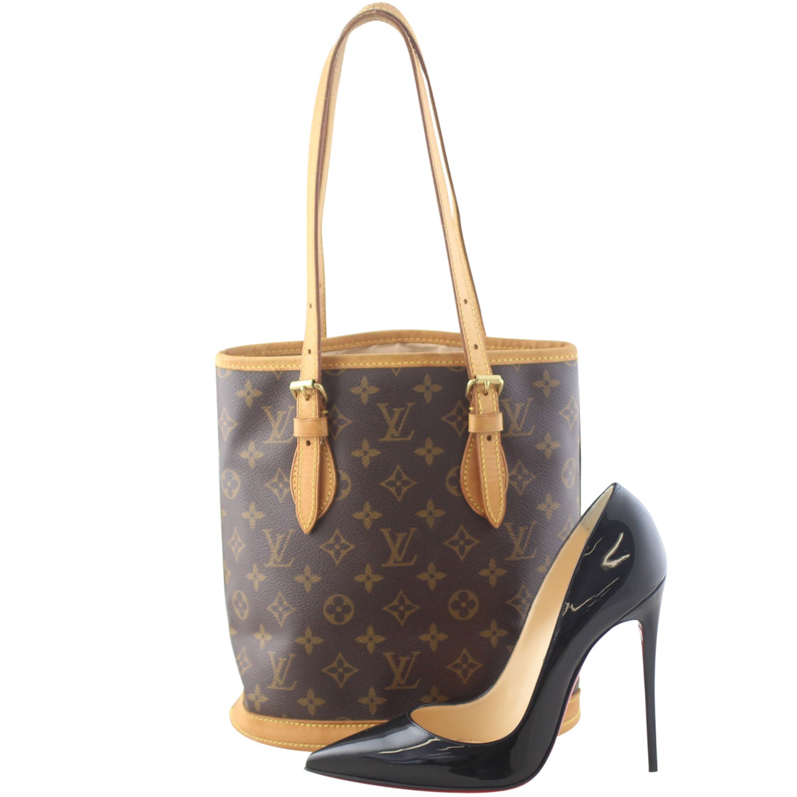 Louis Vuitton Petit Bucket Bag Scale