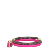 Louis Vuitton Petit Malle Monogram Bracelet Left Side