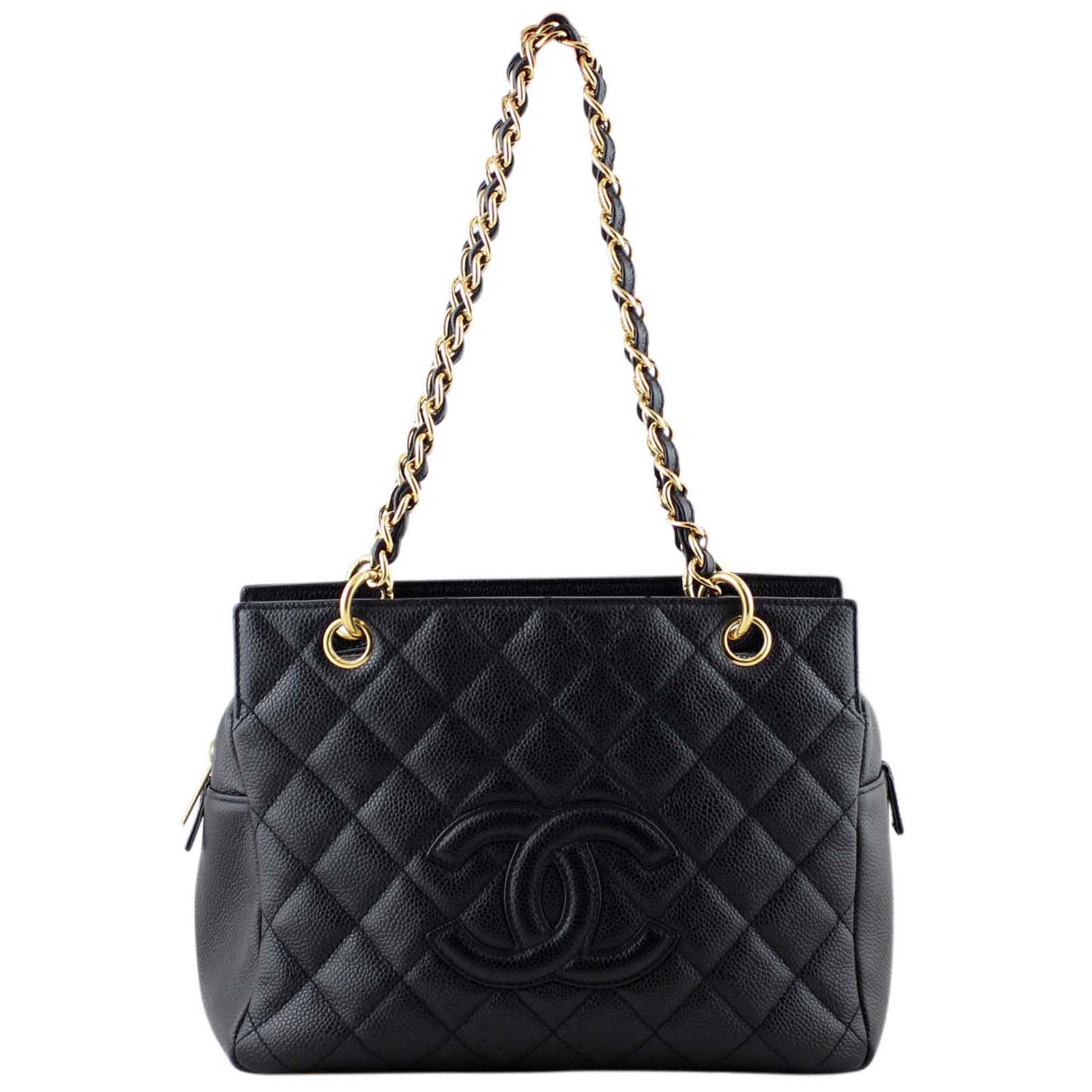 Chanel Petite Timeless Shopping Tote Front 