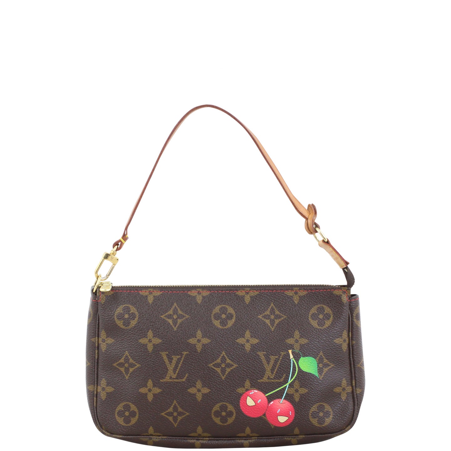 Louis Vuitton Pochette Accessories Monogram Cerises Front