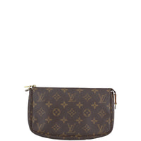 Louis Vuitton Pochette Accessoires with Long Strap Front