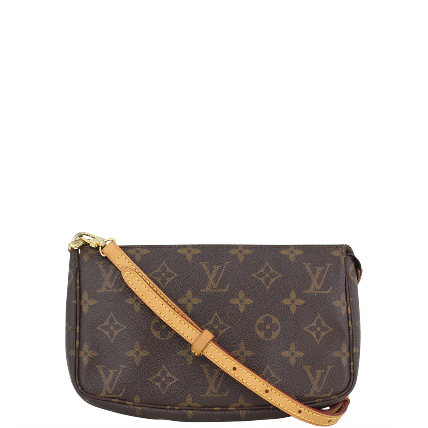 Louis Vuitton Pochette Accessoires with Long Strap Front