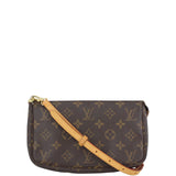 Louis Vuitton Pochette Accessoires with Long Strap Front