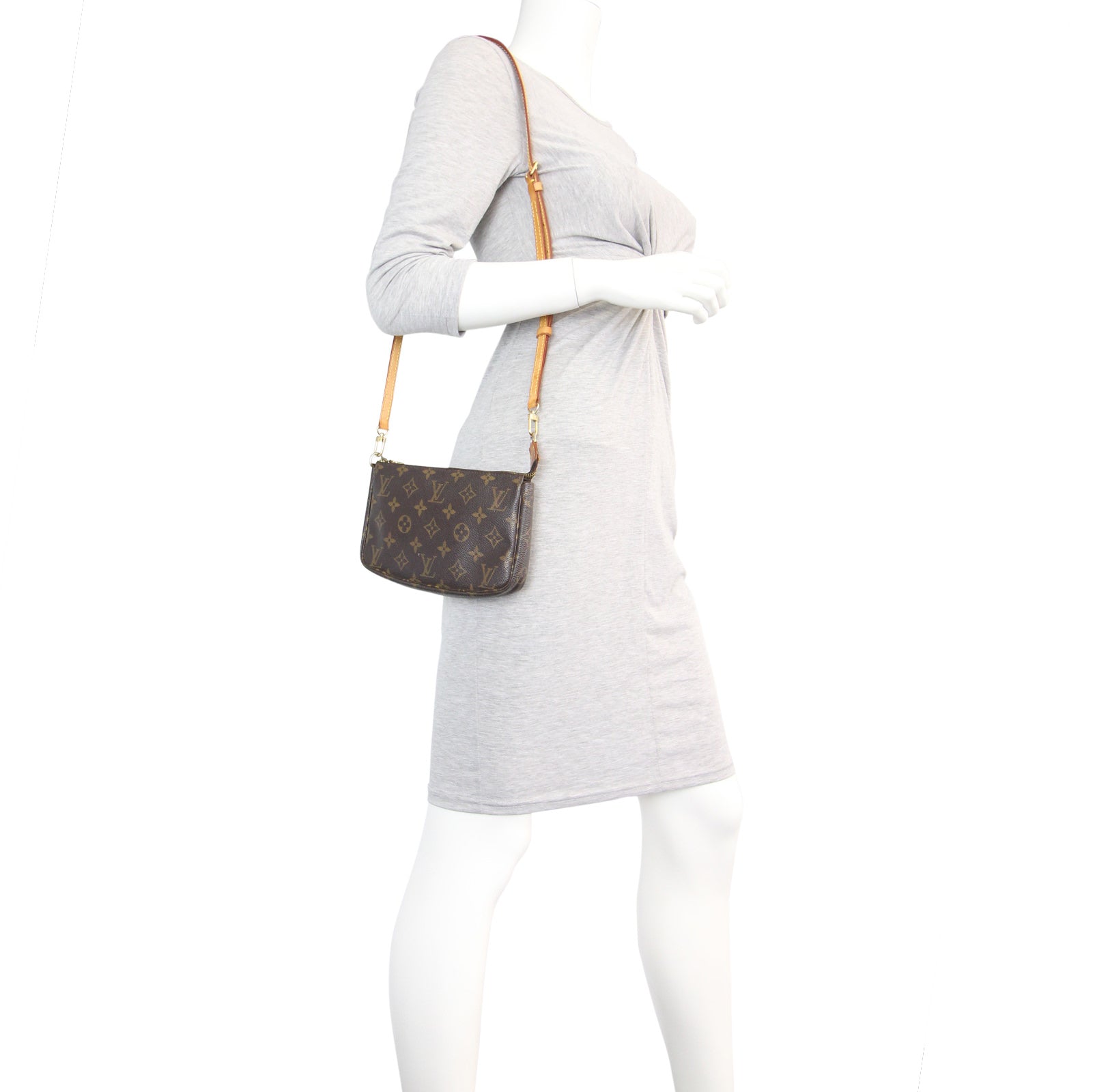 Louis Vuitton Pochette Accessoires with Long Strap Mannequin