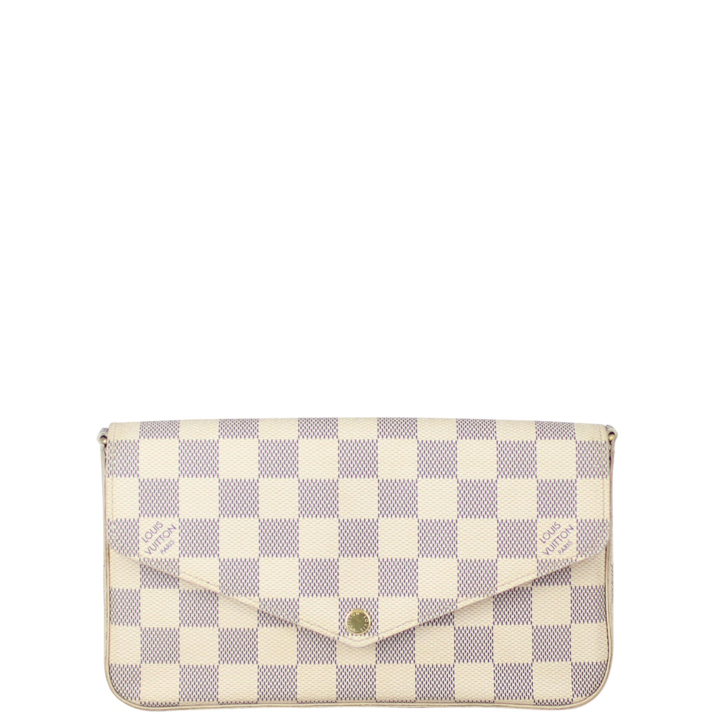 Louis Vuitton Pochette Felicie Damier Azur Front