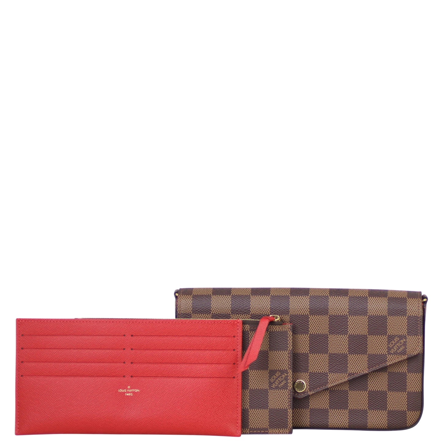 Louis Vuitton Pochette Felicie Damier Ebene Front