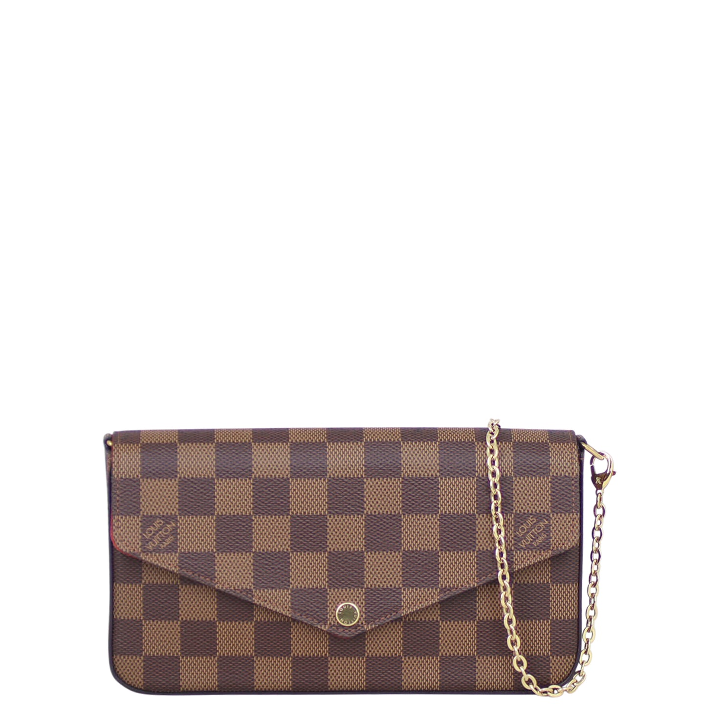 Louis Vuitton Pochette Felicie Damier Ebene Front
