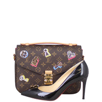 Louis Vuitton Pochette Metis Monogram Lovelock Limited Edition Shoe