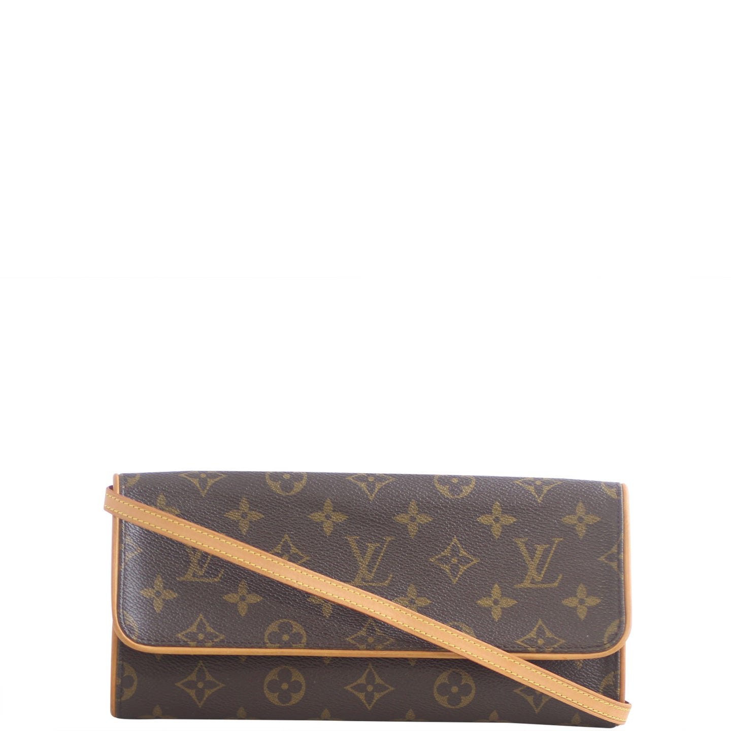 Louis Vuitton Pochette Twin PM Shoulder Bag Front