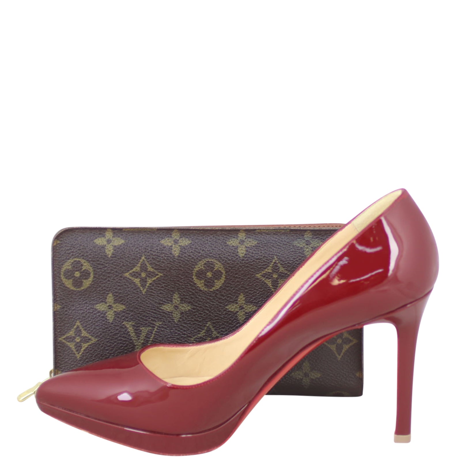 Louis Vuitton Porte Monnaie Zippé Wallet Monogram Shoe