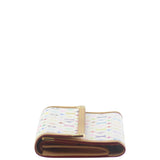 Louis Vuitton Multicolor Porte Tresor Wallet White Right