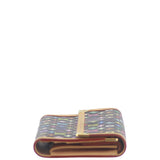 Louis Vuitton Multicolor Porte Tresor Wallet Black Left