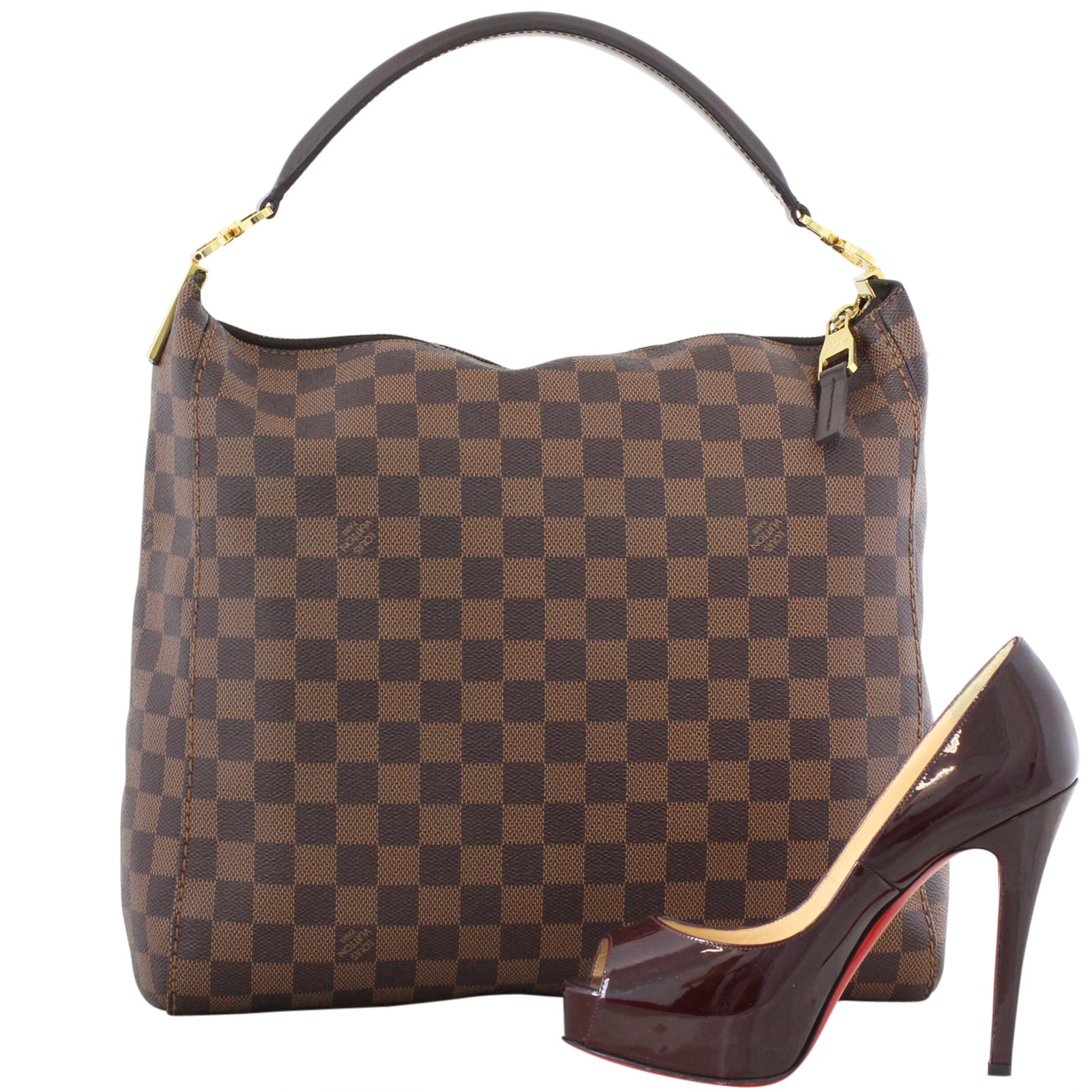 Louis Vuitton Portobello PM Damier Ebene Scale