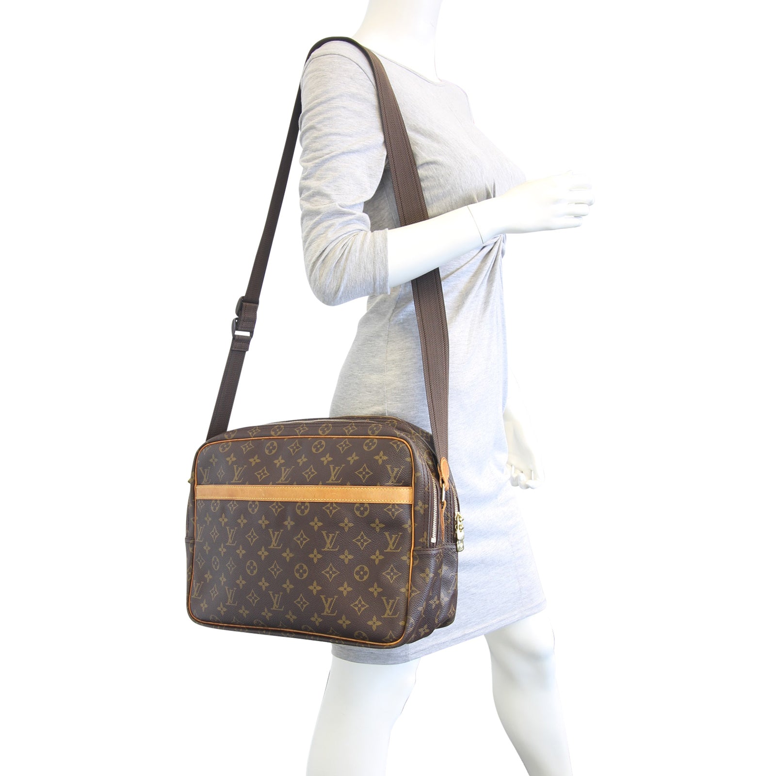 バッグ Louis Vuitton monogram reporter GM bag Bolsa Reporter GM Monogram