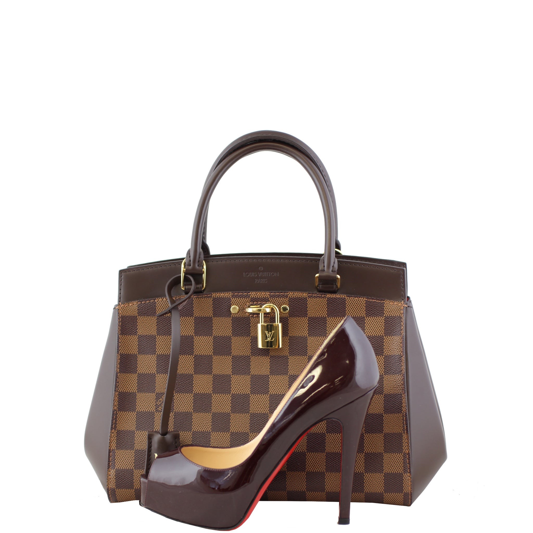 Louis Vuitton Rivoli BB Damier Ebene Scale