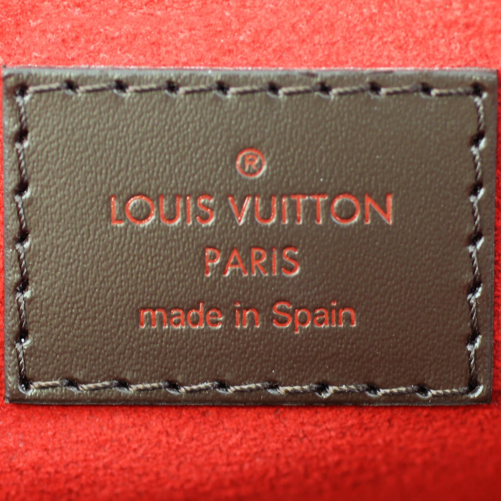 Louis Vuitton Rivoli BB Damier Ebene Stamp