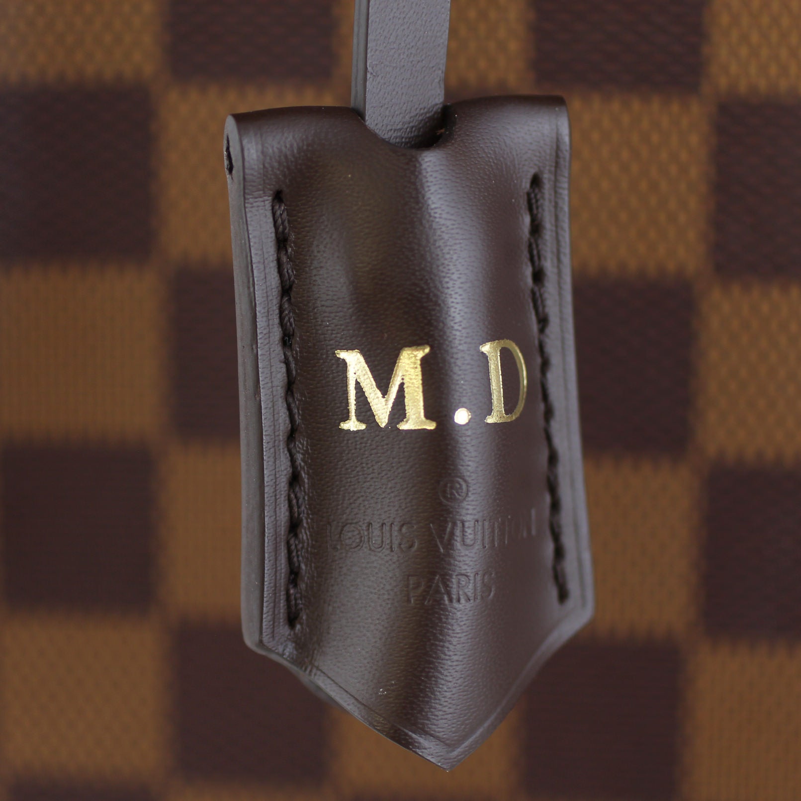 Louis Vuitton Rivoli BB Damier Ebene Initials