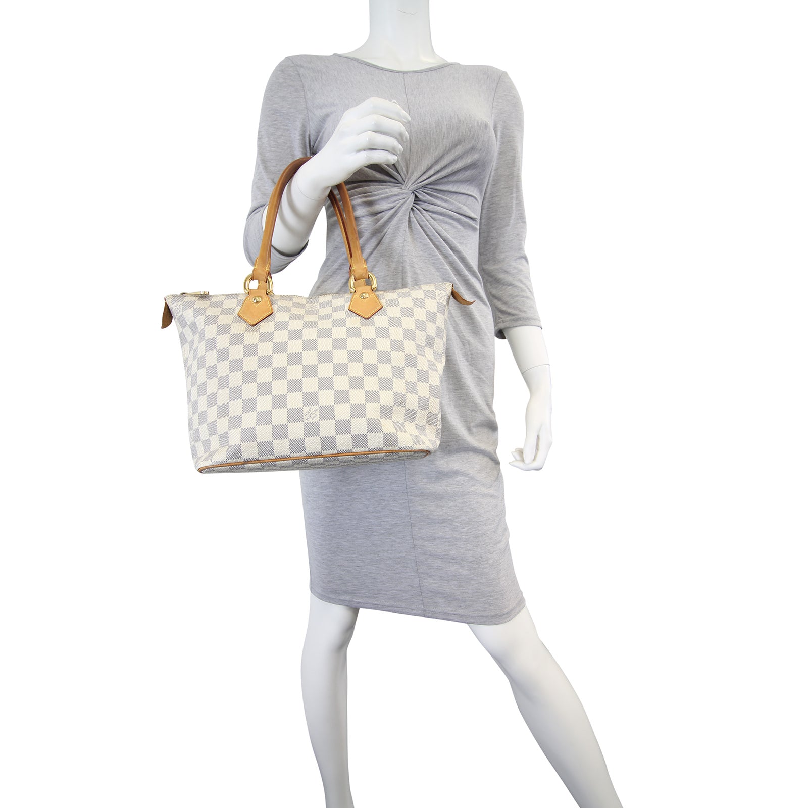 Louis Vuitton Saleya PM Damier Azur Mannequin
