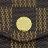 Louis Vuitton Sarah Wallet Damier Ebene Button