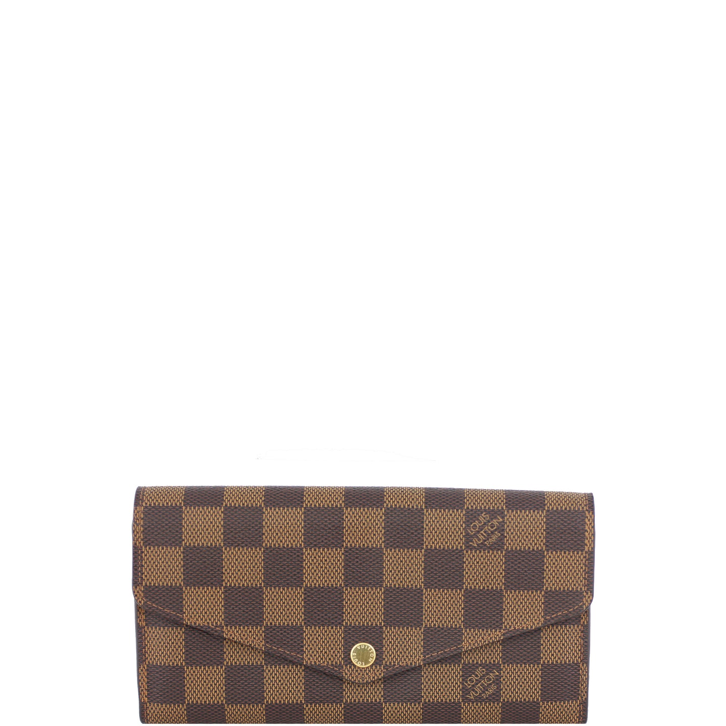 Louis Vuitton Sarah Wallet Damier Ebene Front