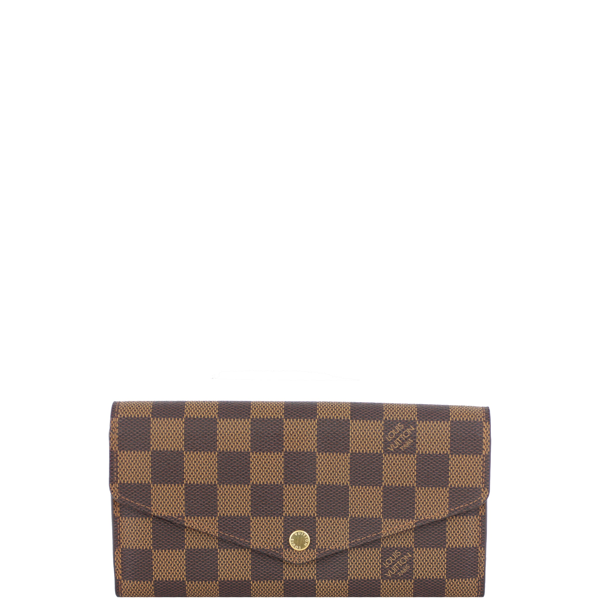 Louis Vuitton Sarah Wallet Damier Ebene Front