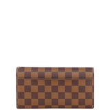 Louis Vuitton Sarah Wallet Damier Ebene Back