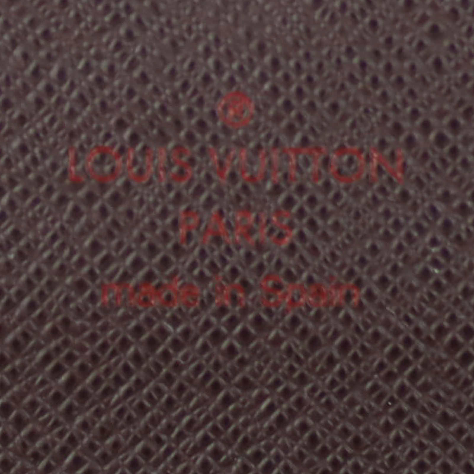 Louis Vuitton Sarah Wallet Damier Ebene Stamp