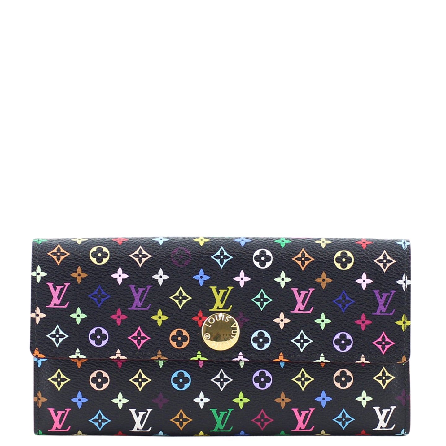 Louis Vuitton Sarah Multicolore Wallet Front