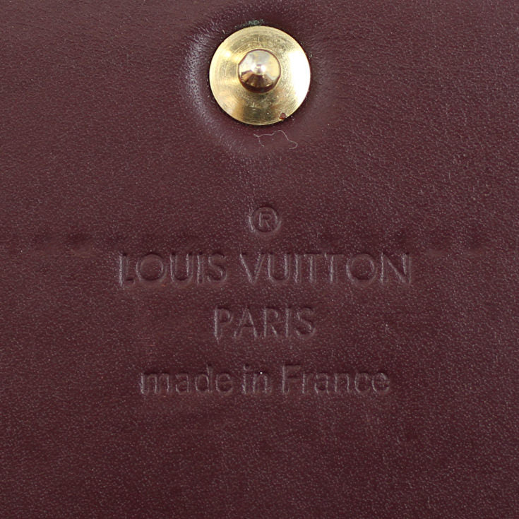 Louis Vuitton Sarah Wallet Monogram Vernis Stamp