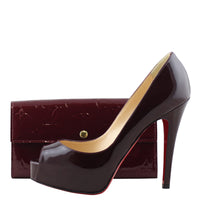 Louis Vuitton Sarah Vernis Wallet Shoe Comparison