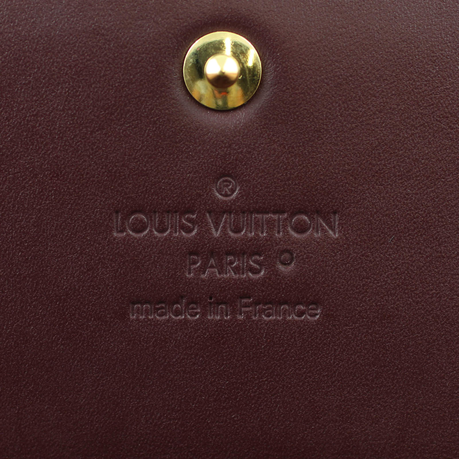 Louis Vuitton Sarah Vernis Wallet Stamp