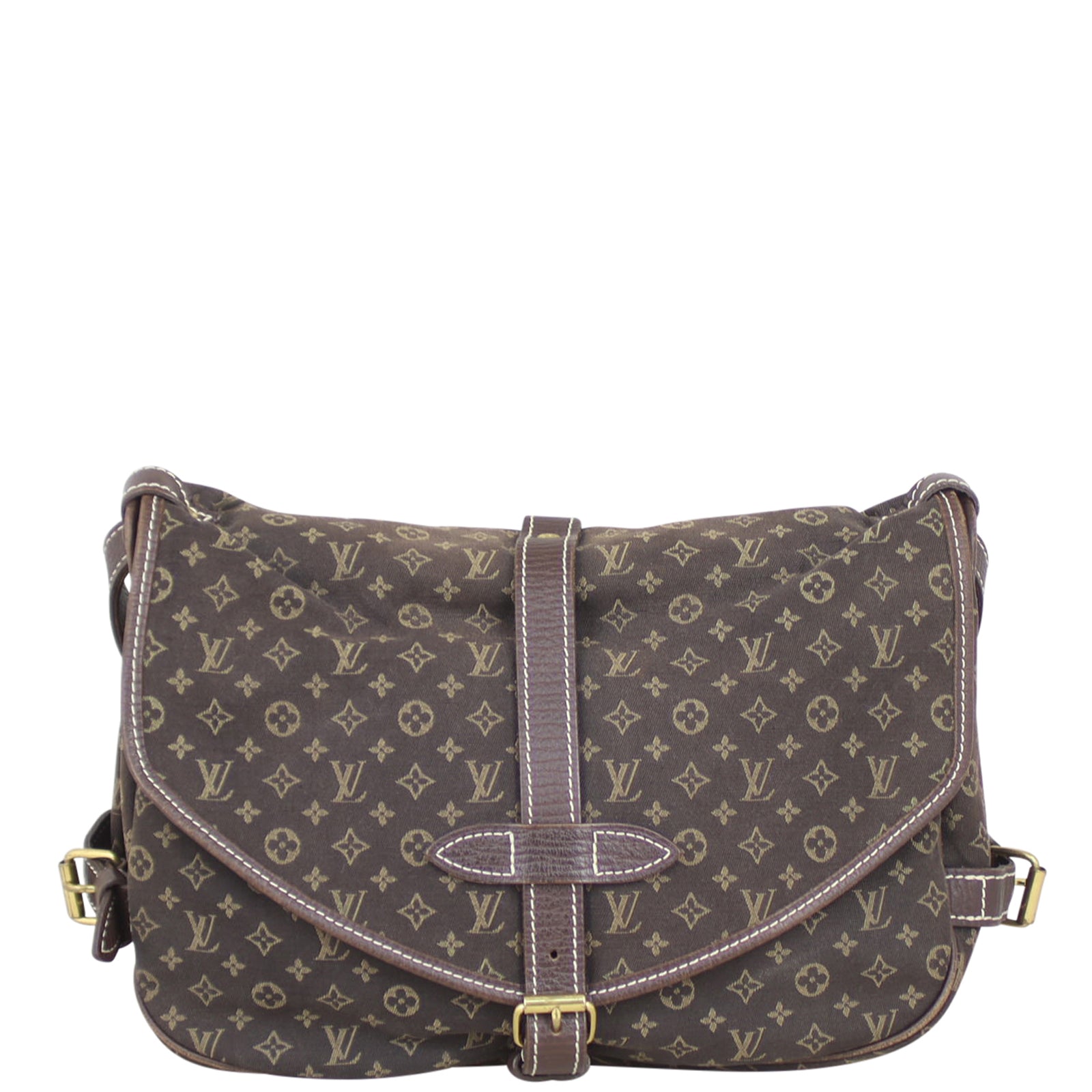 Louis Vuitton Saumur 30 Mini Lin Front