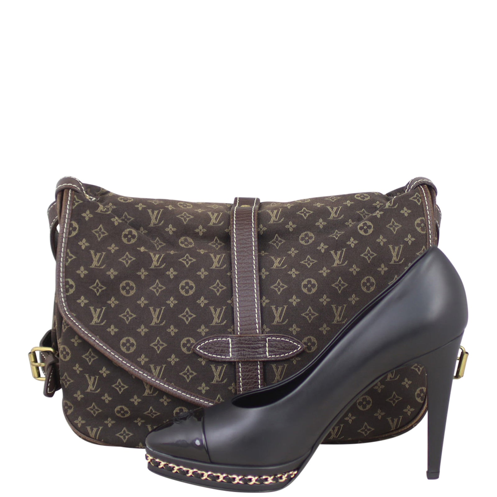 Louis Vuitton Saumur 30 Mini Lin Shoe