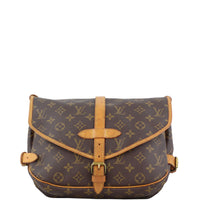 Louis Vuitton Saumur 30 Monogram Back